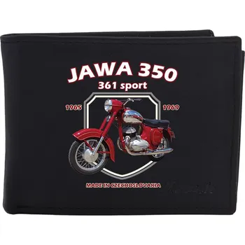 Peněženka STRIKER Luxusní kožená peněženka Jawa 350/361 sport