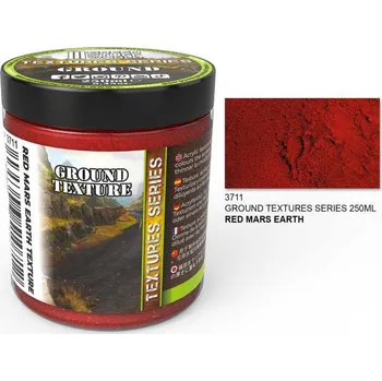 Plastikový model Ground Textures – červená zemina Mars (250 ml)
