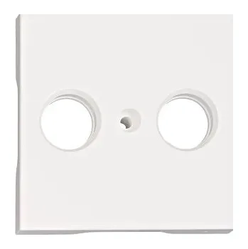 Elektrická zásuvka Kryt zásuvky TV+R Visio S 55 bílá Schrack Technik EV104309