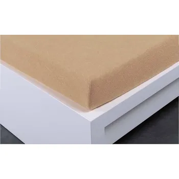 Prostěradlo PROSTĚRADLO Jersey 180 x 200 tmavší béžová