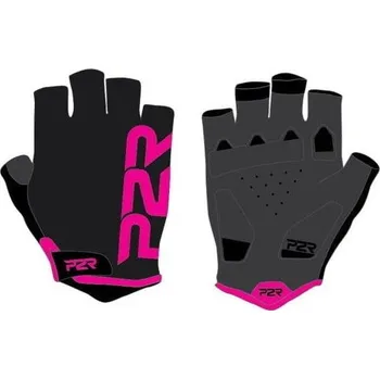 Cyklistické rukavice Rukavice P2R Zarria dámské black-pink S P20081