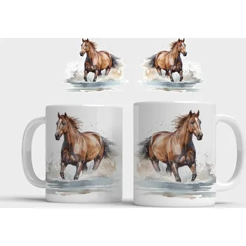 Hrnek s koněm IV - Žlutá