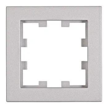 Rámeček Visio S 55 Cubic stříbrná Schrack Technik EV125301