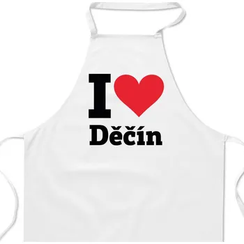 Kuchyňská zástěra Zástěra bílá - Děčín