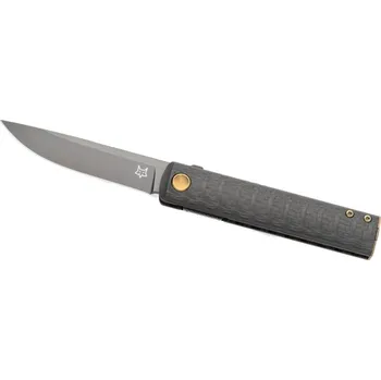 kapesní nůž FOX Chnops, kapesní zavírací nůž s klipem, Carbon fiber FX-543 CFBR
