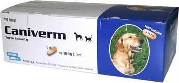 Antiparazitikum pro psa Bioveta Caniverm Forte 700 mg