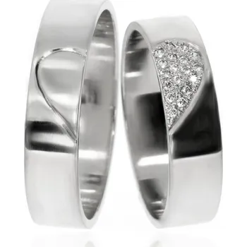 Prsten Stříbrné snubní prsteny L-99