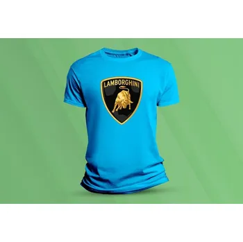 Chlapecké tričko Tričko pro děti Lamborghini velikost 116 Azurová