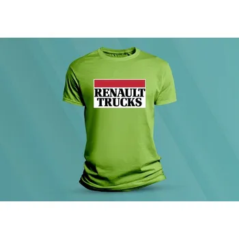 Chlapecké oblečení Dětské bavlněné tričko Renault Trucks 3. velikost M Lime