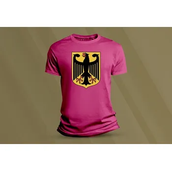 Chlapecké tričko Dětské bavlněné tričko Státní znak Německa. velikost 140 Fuchsia