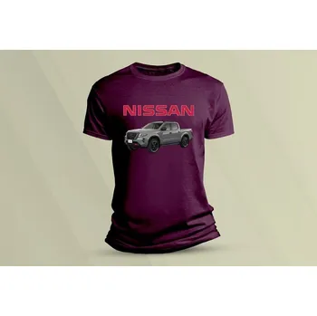 Chlapecké oblečení Dětské bavlněné tričko Nissan Navara. velikost 116 (5-6 let) Vínová