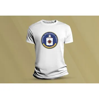 Chlapecké tričko Dětské bavlněné tričko CIA. Bílá velikost 104