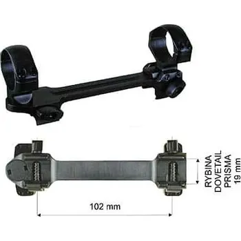 Airsoft JGS Montáž CZ 550, ZKK , Rybina 19 mm - jednodílná 1"