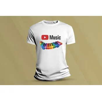 Chlapecké tričko Dětské bavlněné tričko Music. Bílá velikost 152 (12-13 let)