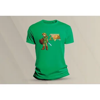 Chlapecké tričko Dětské bavlněné tričko Zelda 2. velikost 116 Zelená