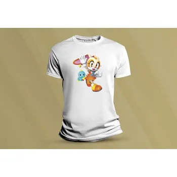 Chlapecké tričko Dětské bavlněné tričko Cream the Rabbit. Bílá velikost 116 (5-6 let)