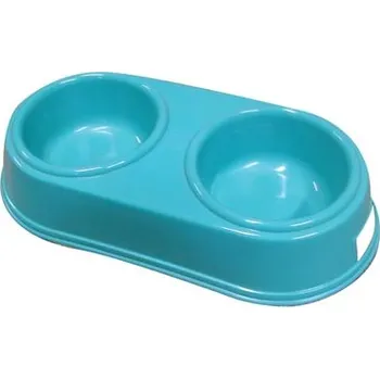 Miska pro psa miska pro psa dvojitá 26,5x12,5cm PH mix barev