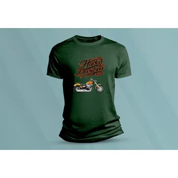 Tričko pro děti Harley-Davidson 4 velikost 116 Lahvově zelená