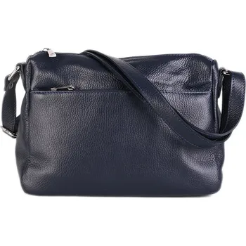 Kabelka ITALSKÉ Dámské kožené kabelky kvalitní Marineta modré