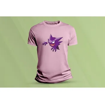 Dětské bavlněné tričko Pokémon Haunter. Růžová velikost 128 (7-8 let)