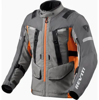 Moto bunda REVIT bunda SAND 4 H2O grey/orange - S