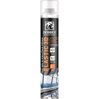 Montážní pěna Pružná pěna DEBBEX ELASTIC 3D pistolová 750ml