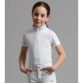 PREMIER EQUINE Tričko závodní dívčí Maria - bílé, vel. 9/10 let (AP 25 DOPRODEJ)