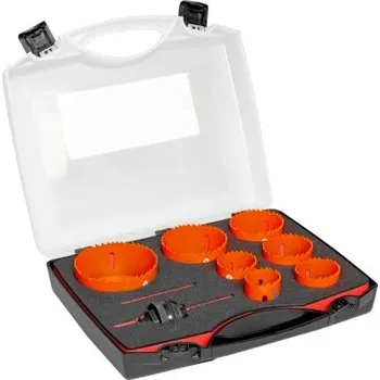 Pilová děrovka Sada Bi-metalových děrovek Bahco, 35-83mm, 9ks