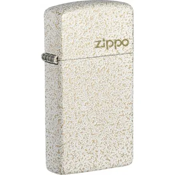 26960 Slim® Mercury Glass Zippo Logo