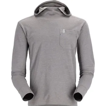 Rybářské oblečení Tričko Simms Henry's Fork Hoody Steel Heather Velikost XXXL