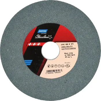 Řezný kotouč NORTON-CLIPPER Bench Plochý kotouč 180x20x32mm Zr 80 Norton STARLINE