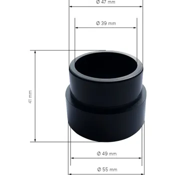 CG Air Systèmes Inc. CG Air Plastová redukce ke kompresorům 1,5" - 40-50mm - AD-1_1-2-M_X_50-40F