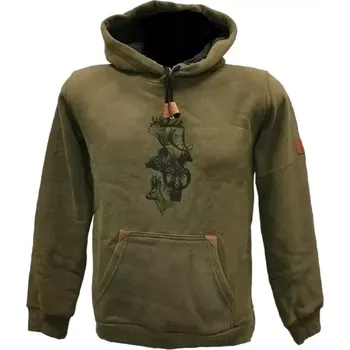 Dívčí mikina Dětská mikina C.I.T. s kapucí a potiskem - motiv zvěř