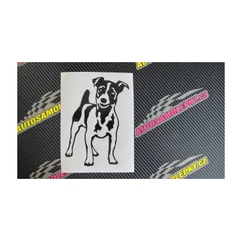 Polep vozidla SAMOLEPKA Pes 144 pravá Jack Russel terier (12 - zelená) NA AUTO, NÁLEPKA, FÓLIE, POLEP, TUNING, VLASTNÍ TEXT, TISK, AUTOSAMOLEPKY.cz, POLEPY, OBRÁZEK, LOGO, SAMOLEPKY