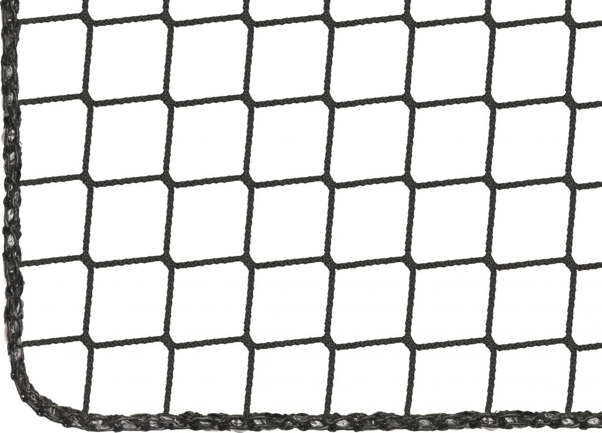 Branková síť na míru, síla PP 4 mm, oko 45 mm, černá