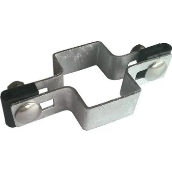 Příslušenství pro plot Objímka pro 3D panel classic, průběžná 60x40 mm Zn