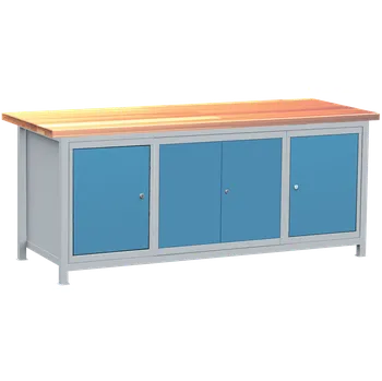 Dílenský stůl Svařovaný dílenský pracovní stůl DPJ205, šíře 2000 mm, slevy