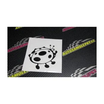 Samolepící dekorace SAMOLEPKA Beruška 001 pravá (10 - červená) NA AUTO, NÁLEPKA, FÓLIE, POLEP, TUNING, VLASTNÍ TEXT, TISK, AUTOSAMOLEPKY.cz, POLEPY, OBRÁZEK, LOGO, SAMOLEPKY