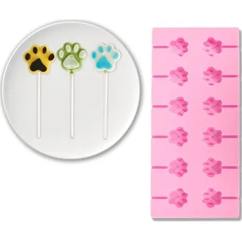 Forma na pečení Silicolove forma silikonová na lízátka ťapky