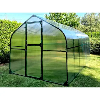 Plot Skleník Rajče PREMIUM PLUS 2,50 x 4,00 m - Zelená RAL 6005