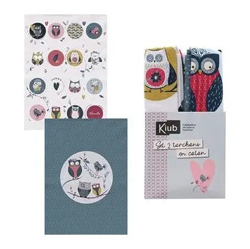 Utěrka UTĚRKA set 2 kusy TITOR38L01 SOVY - CHOUETTES KIUB