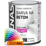 Barva na beton DENAS BARVA NA BETON Odstíny RAL - 0,7 kg - RAL 1027 žlutá kari
