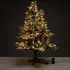Vánoční stromek Luxusní vánoční 3D stromek jedle 200 LED Deluxe s třpytivým efektem zasněžený 90 cm