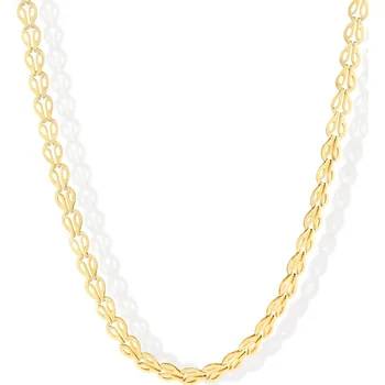 Náhrdelník Lillian Vassago Zlatý originální článkový náhrdelník LLV06-GN130