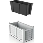 BAMA Vyvýšený záhon ARREDO, bílý BAMA