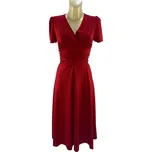 Ariatex Dámské šaty Porté flitry červené vel. 52