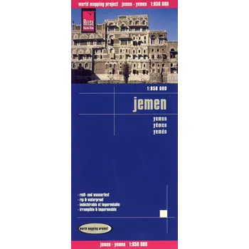 Reise Know-How Verlag mapa Yemen (Jemen) 1:850 t. voděodolná