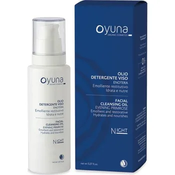 Péče o oční okolí OYUNA Bio noční odličovací olej na obličej s pupalkou 150 ml