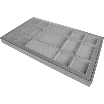 Odpadkový koš Riex Výsuvný koš na šperky s tlumením MAGICO / Tmavě šedá 600 mm