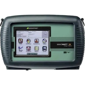 Revizní přístroj Gossen Metrawatt MAVOWATT 20 TR2500B Paket síťový analyzátor 3fázové vč. proudových kleští, s funkcí záznamníku